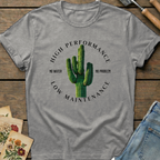 No Water No Problem T-Shirt in Grey - Comfort Colors 1717 flat lay
