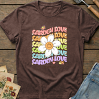 Garden Love in Espresso - Comfort Colors 1717 flat lay